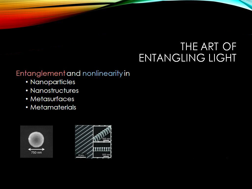 The art of Entangling light