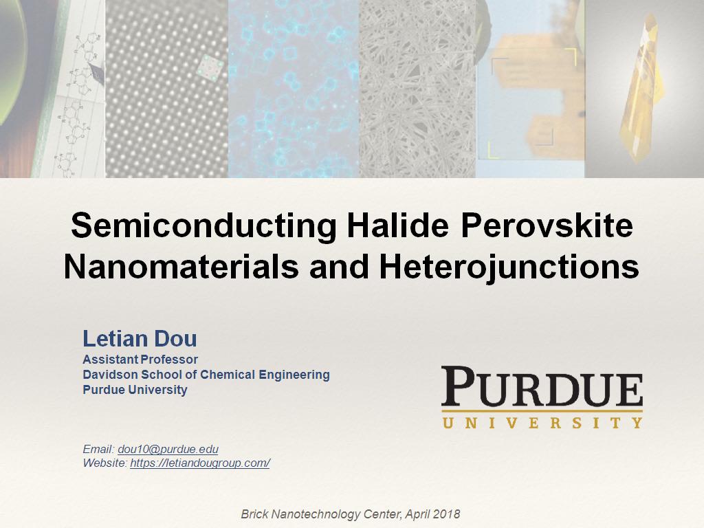 Semiconducting Halide Perovskite Nanomaterials and Heterojunctions