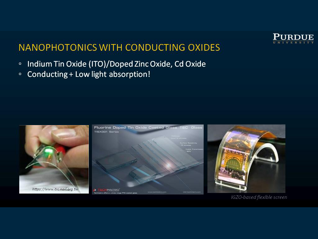 NANOPHOTONICS WITH CONDUCTING OXIDES