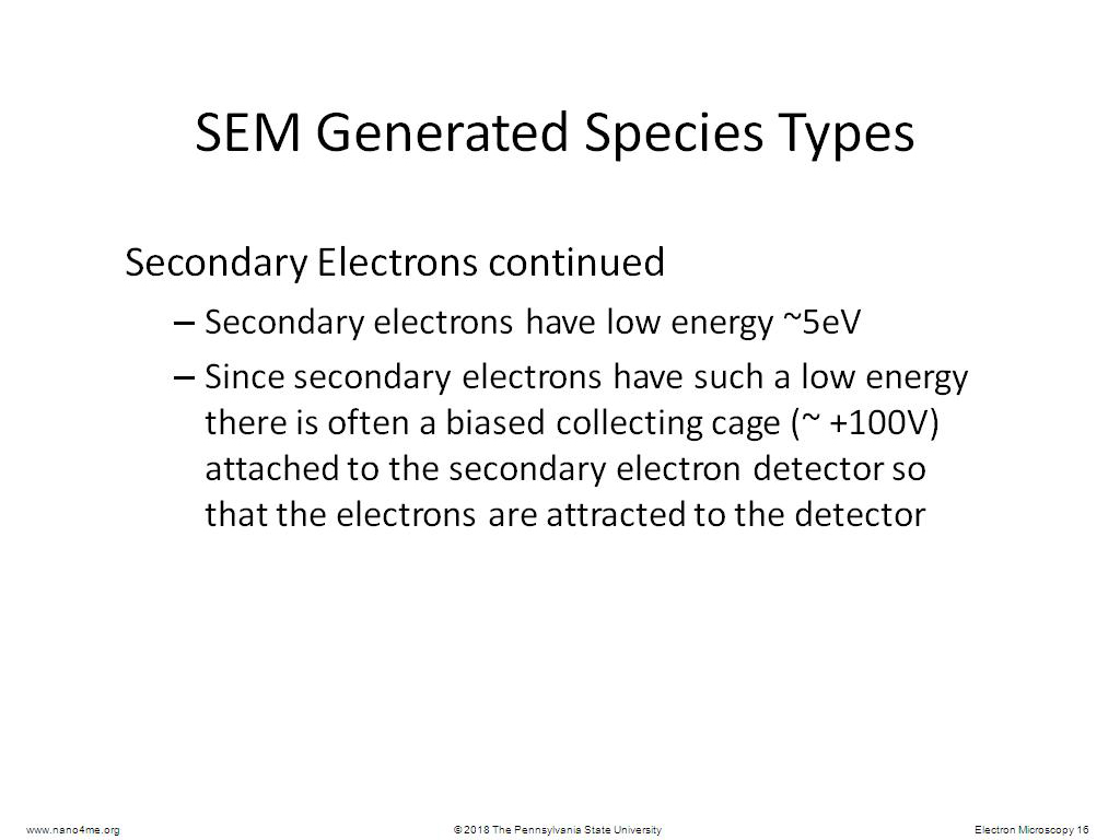 SEM Generated Species Types