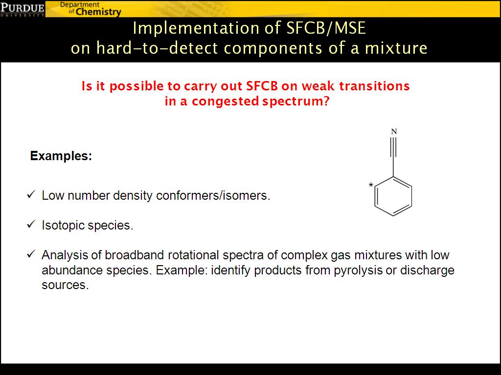 Implementation of SFCB/MSE