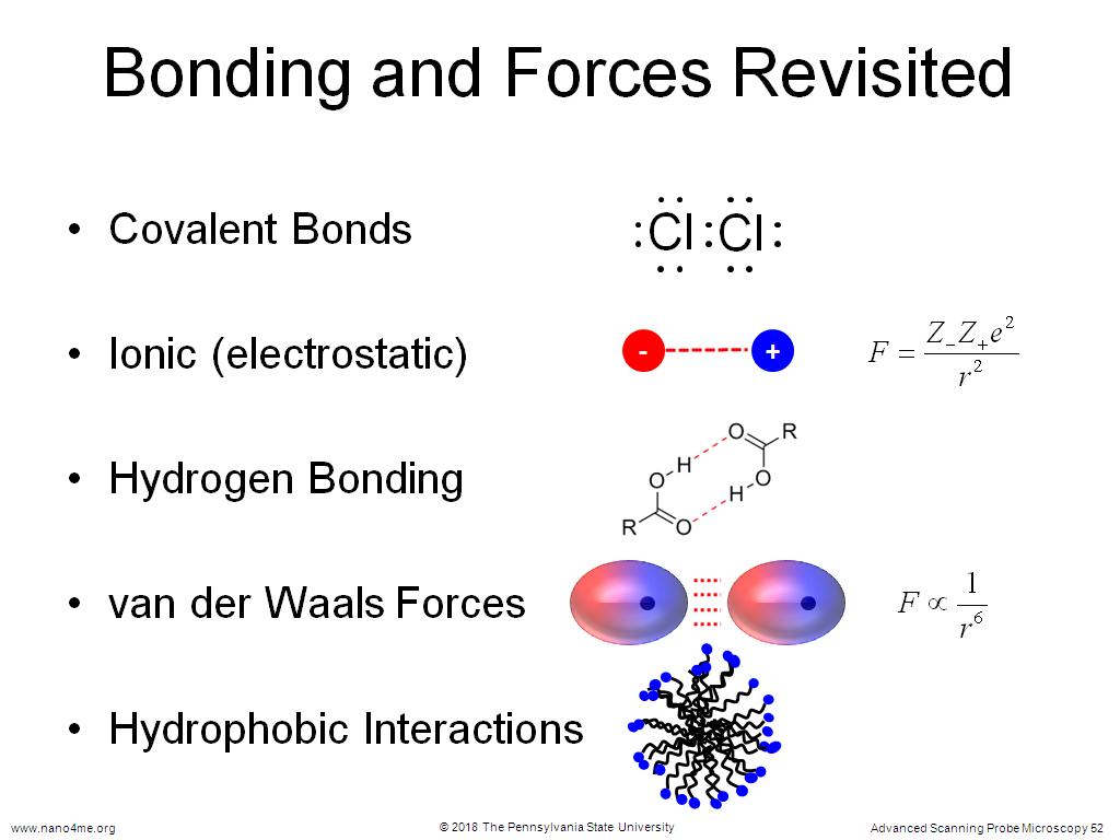 Bonding and Forces Revisited