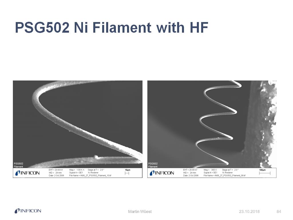 PSG502 Ni Filament with HF