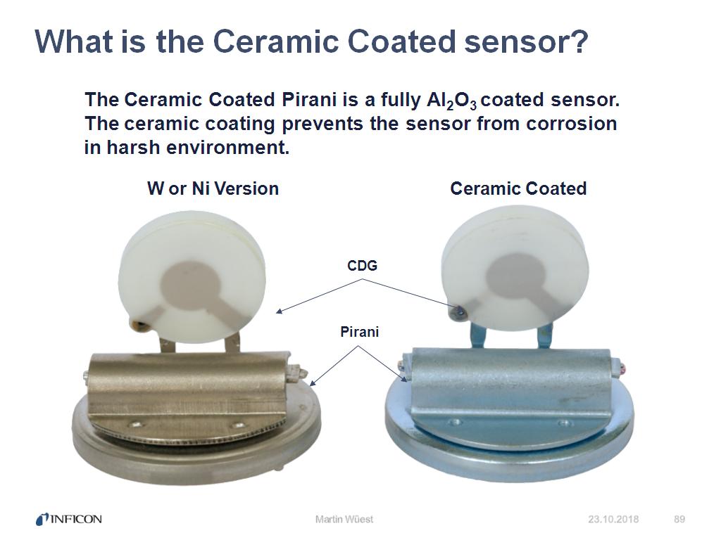 What is the Ceramic Coated sensor?