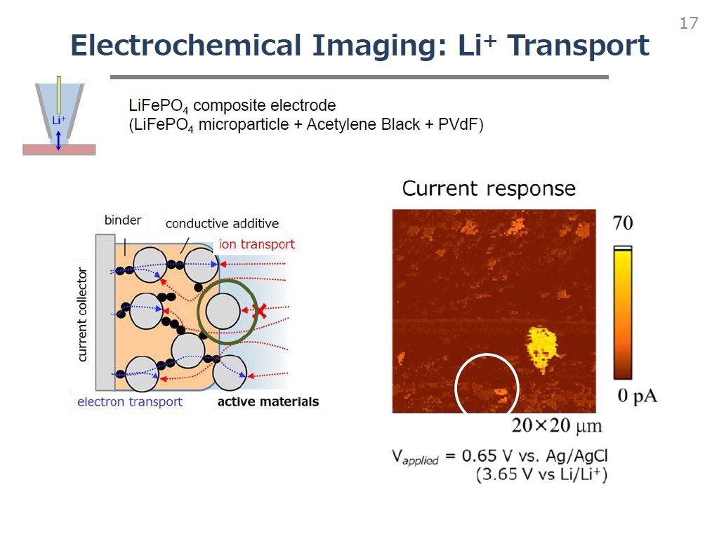 Electrochemical Imaging: Li+ Transport