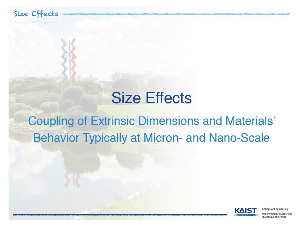 Size Effects