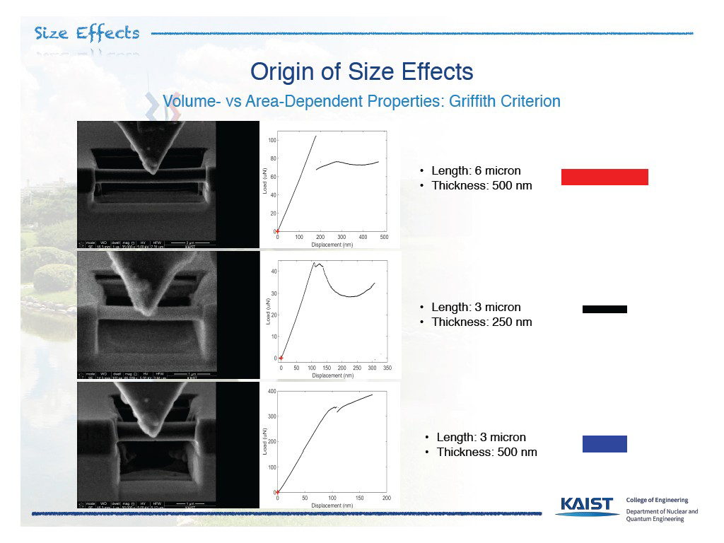 Origin of Size Effects Volume- vs Area-Dependent Properties