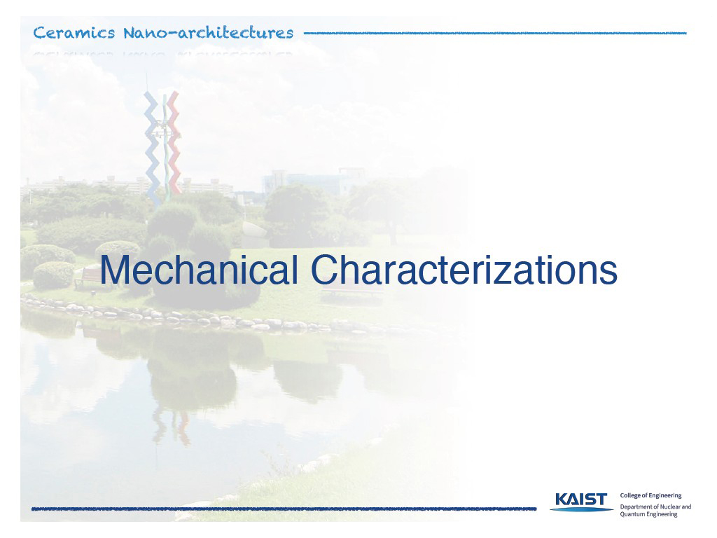 Mechanical Characterizations