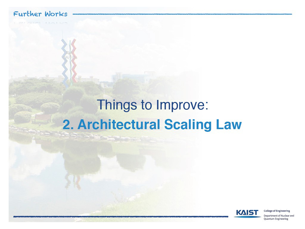 Things to Improve: 2. Architectural Scaling Law