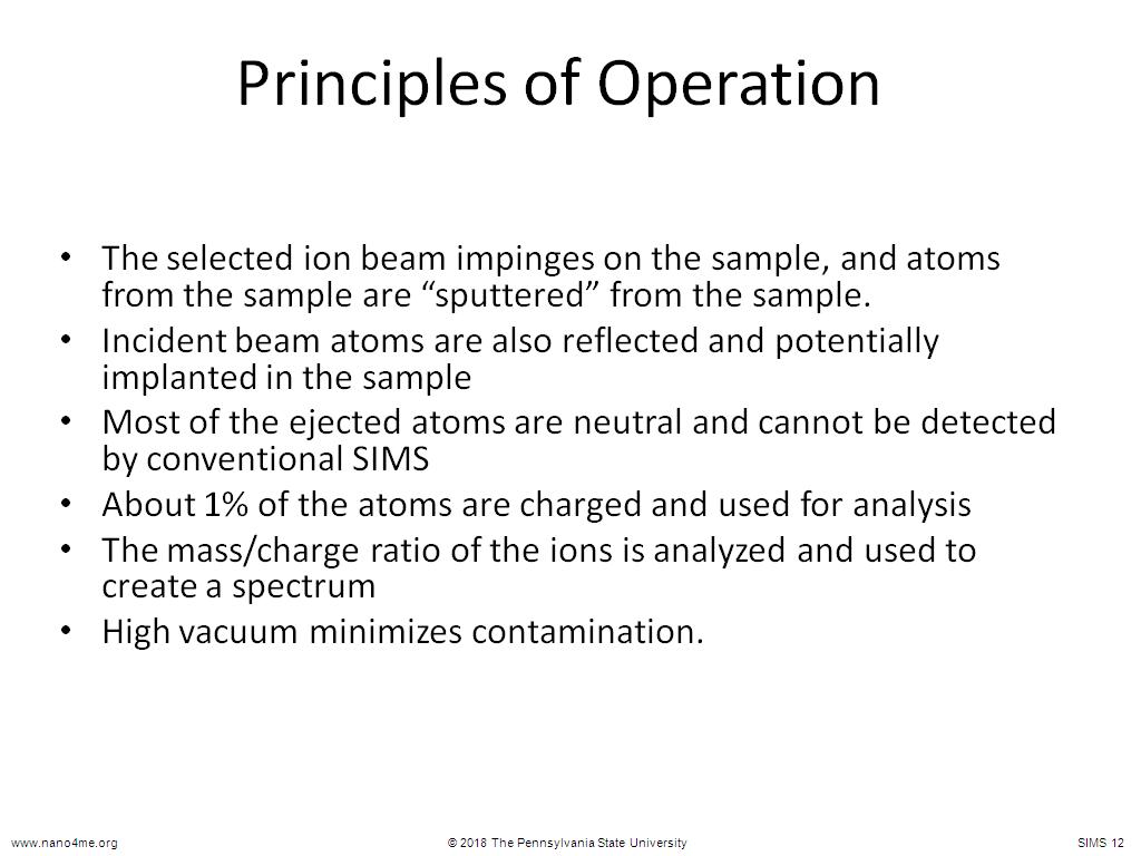 Principles of Operation
