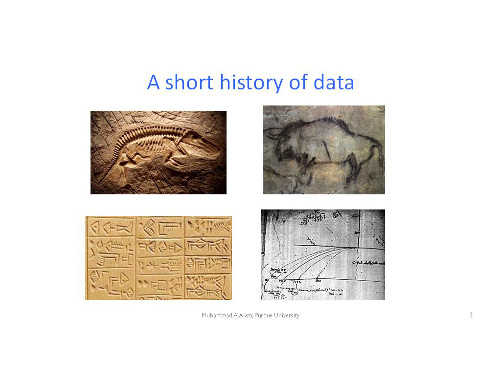 A short history of data