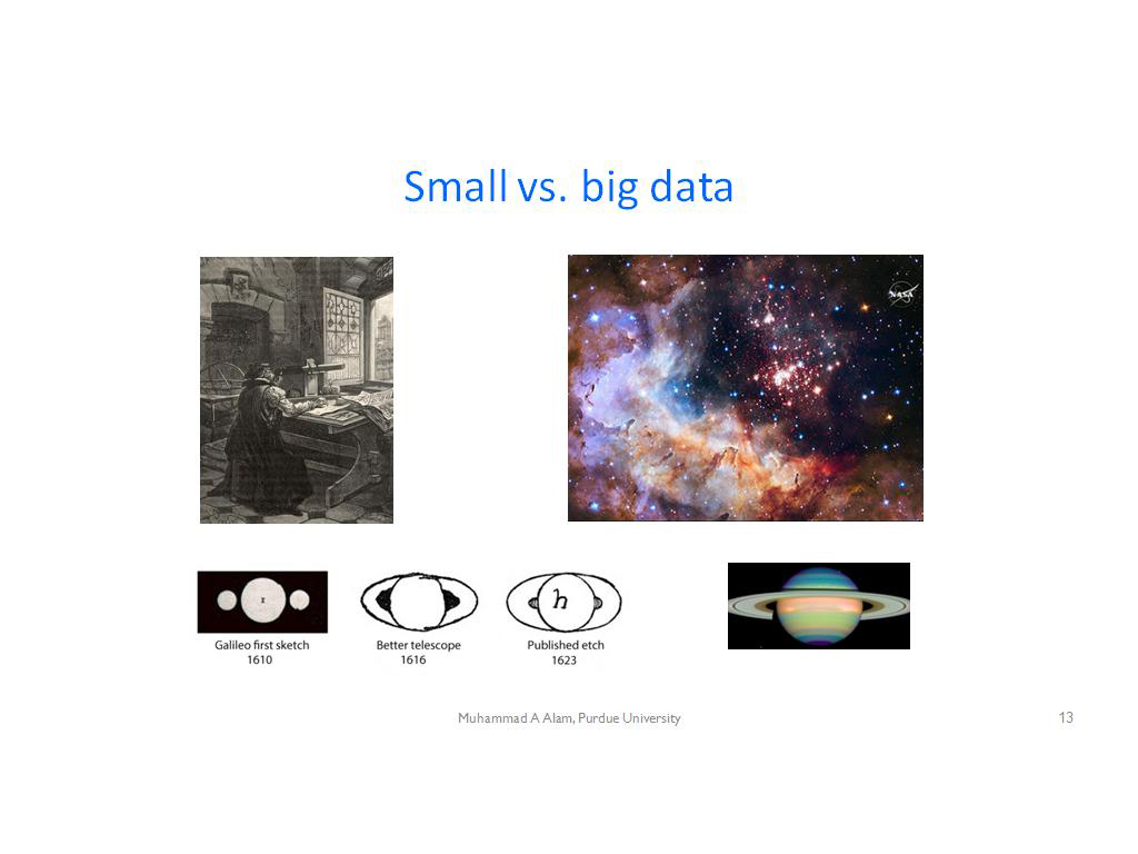 Small vs. big data