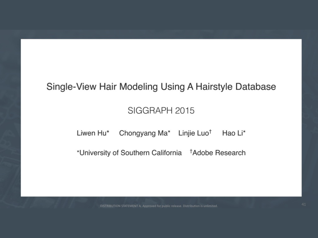 Single-View Hair Modeling Using a Hairstyle Database