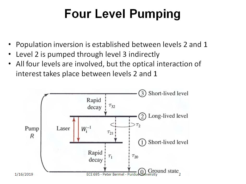 Four Level Pumping