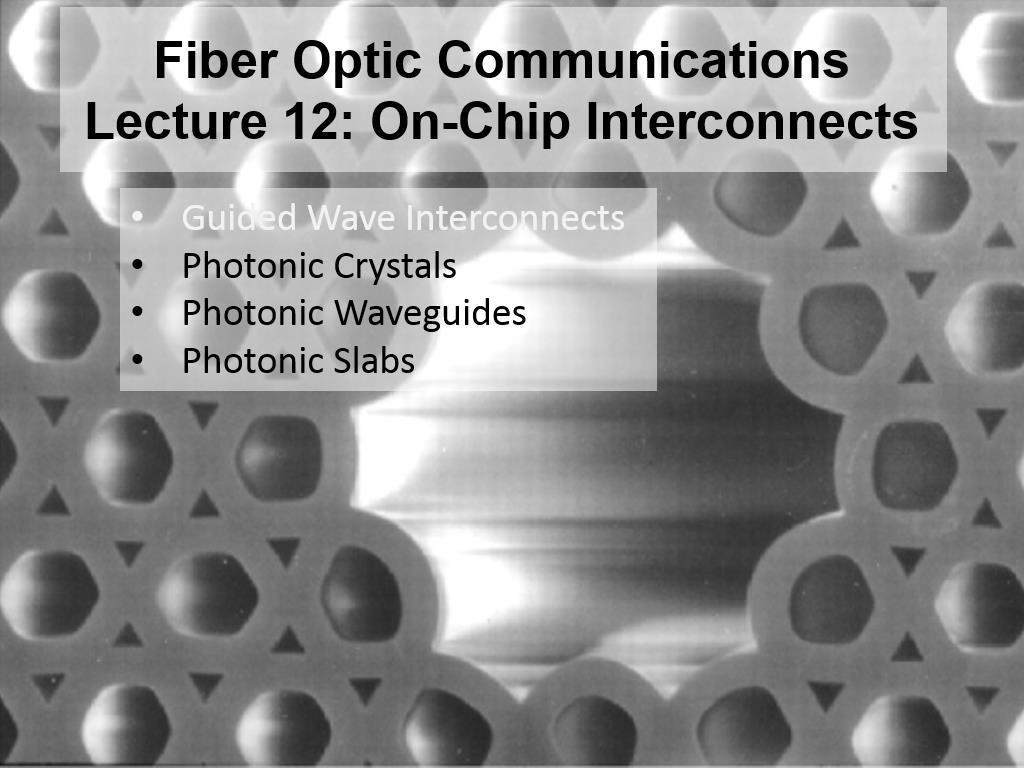 Lecture 12B: On-Chip Interconnects