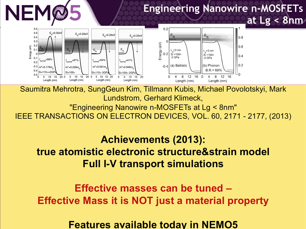 Engineering Nanowire n-MOSFETs at Lg < 8nm