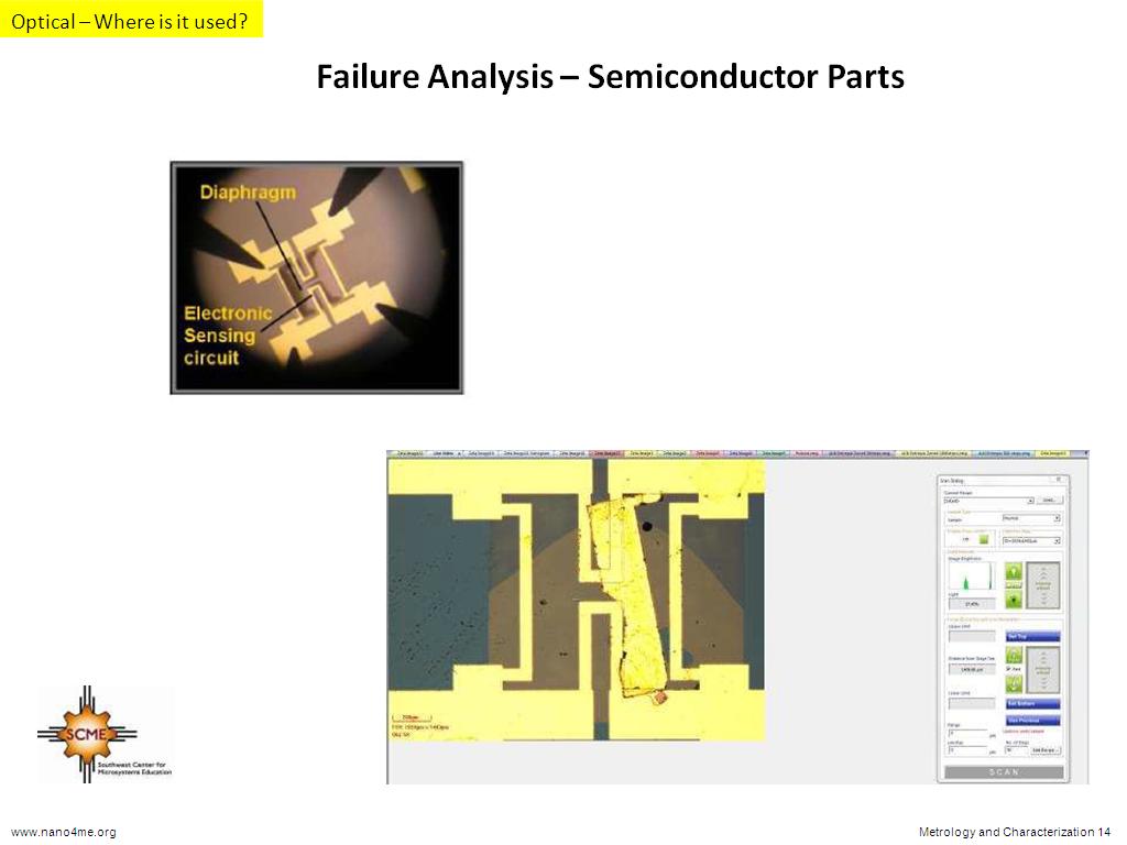 Failure Analysis – Semiconductor Parts