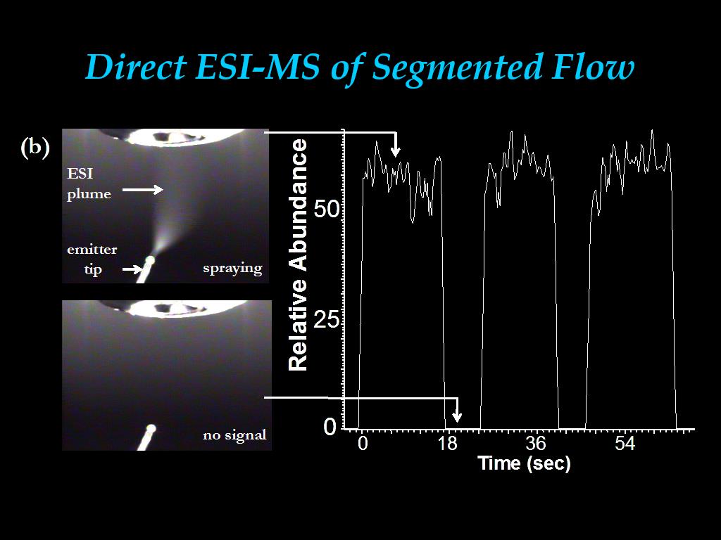 Direct ESI-MS of Segmented Flow