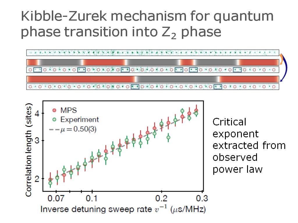 Kibble-Zurek mechanism for quantum phase transition into Z2 phase