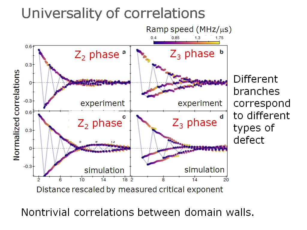 Universality of correlations