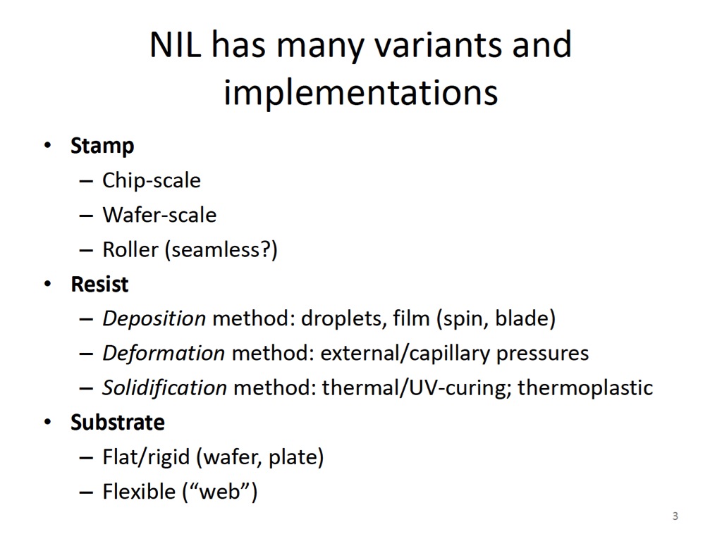 NIL has many variants and implementations