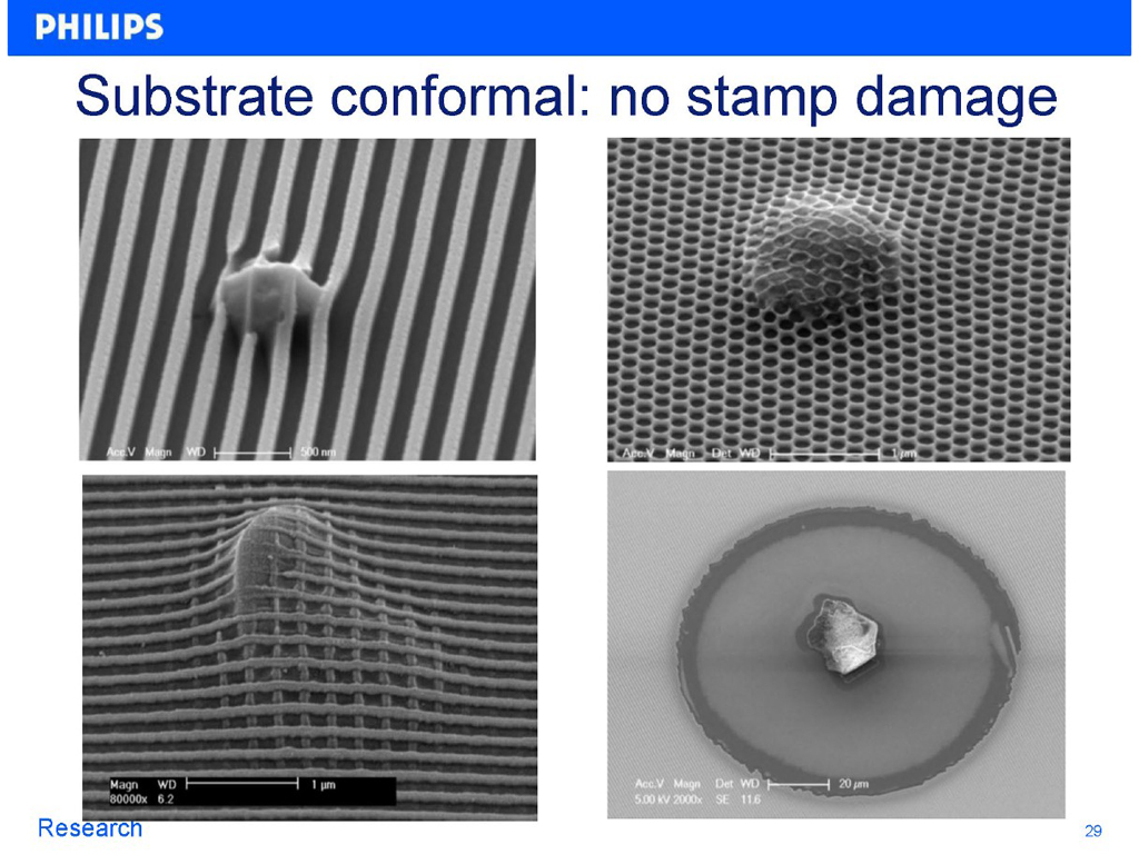 Substrate conformal: no stamp damage