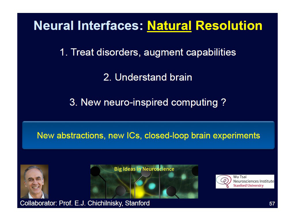 Neural Interfaces: Natural Resolution