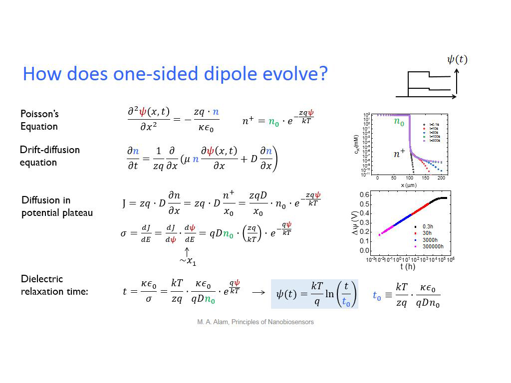 How does one-sided dipole evolve?
