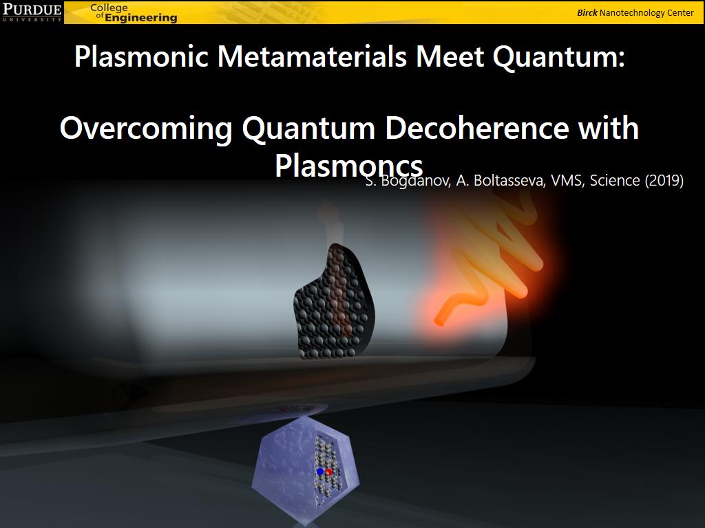 Overcoming Quantum Decoherence with Plasmoncs