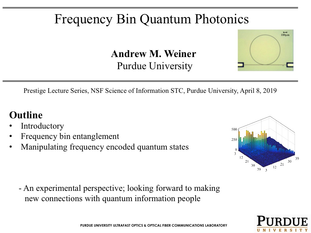 Frequency Bin Quantum Photonics
