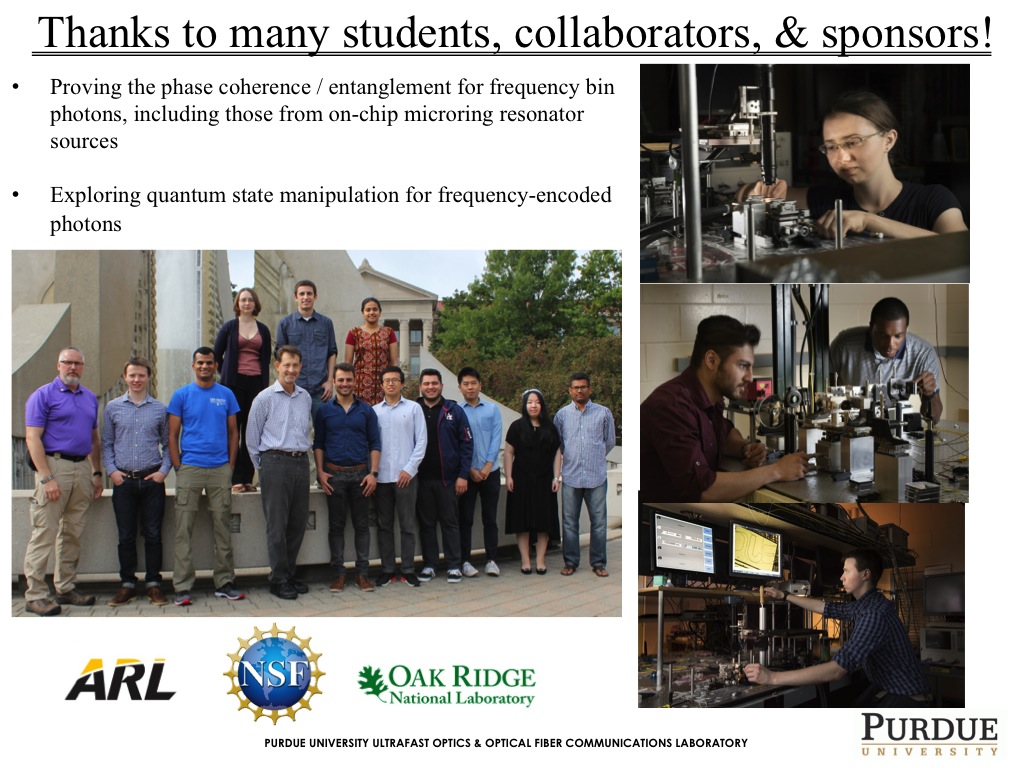 Thanks to many students, collaborators, & sponsors!