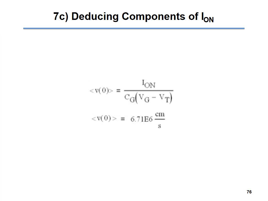 7c) Deducing Components of ION
