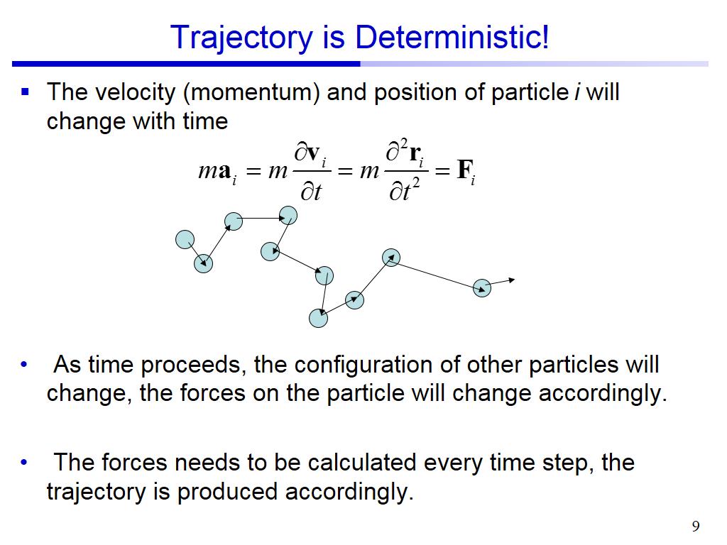 Trajectory is Deterministic!
