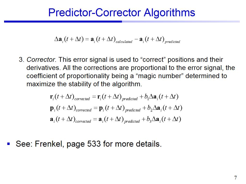 Predictor-Corrector Algorithms