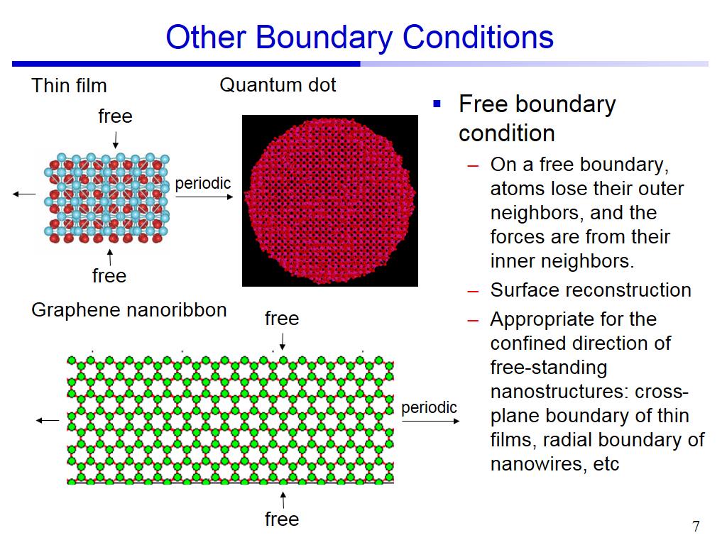 Other Boundary Conditions