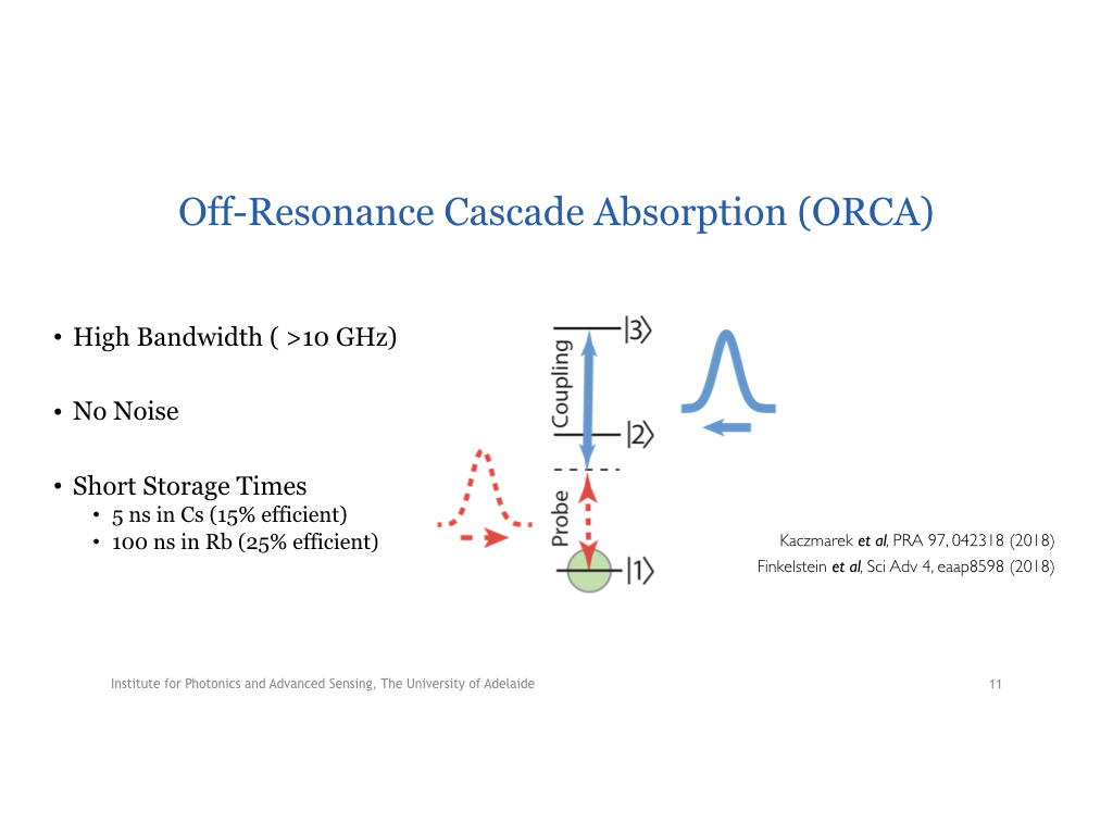 Off-Resonance Cascade Absorption (ORCA)