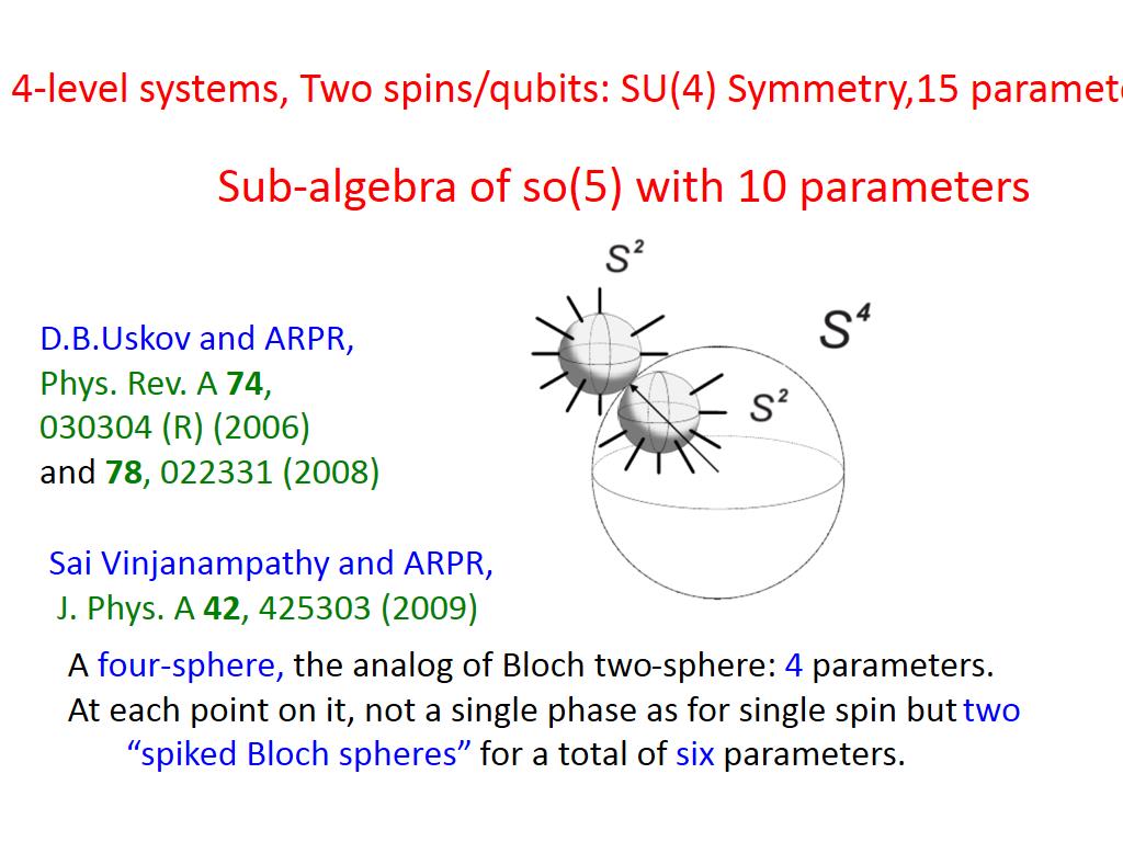 Sub-algebra of so(5) with 10 parameters