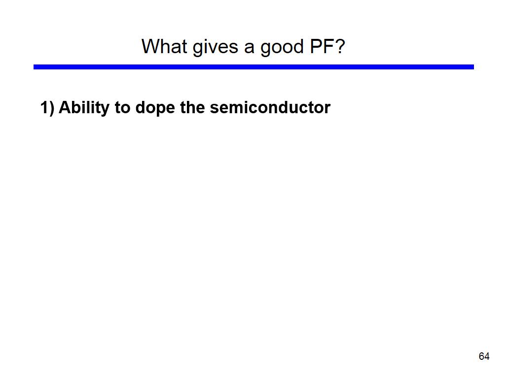 What gives a good PF?