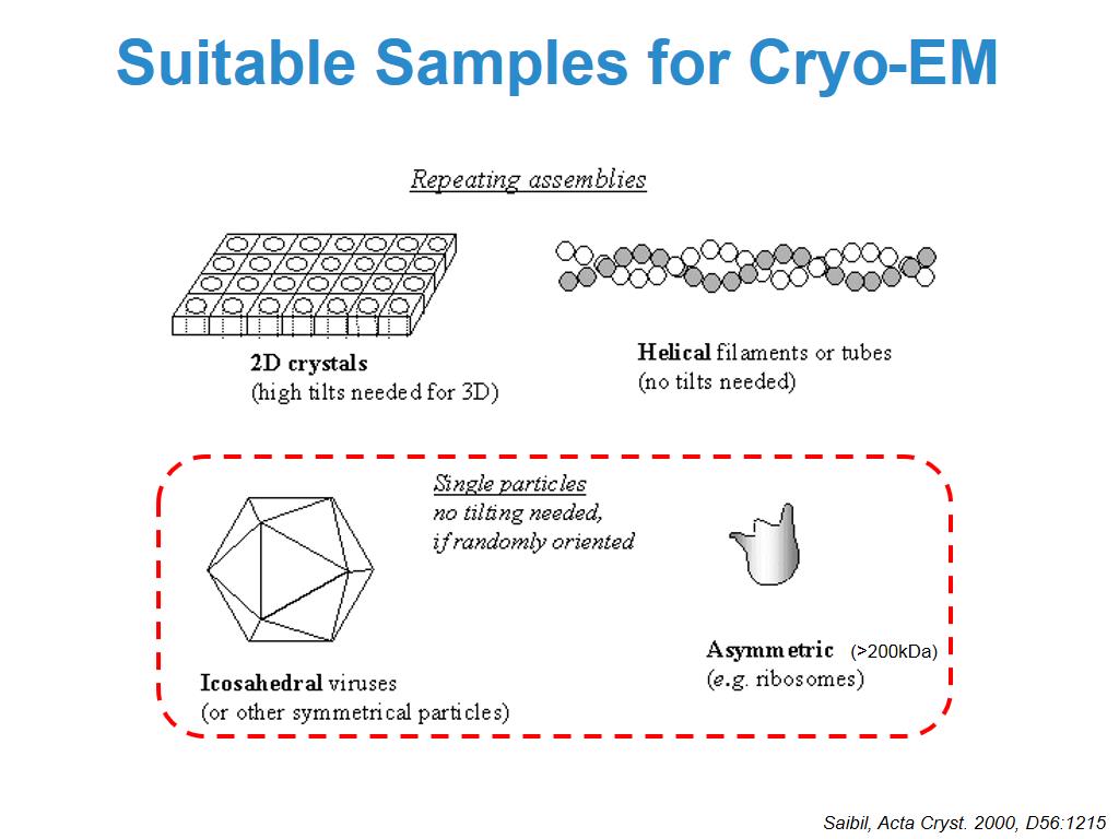 Suitable Samples for Cryo-EM