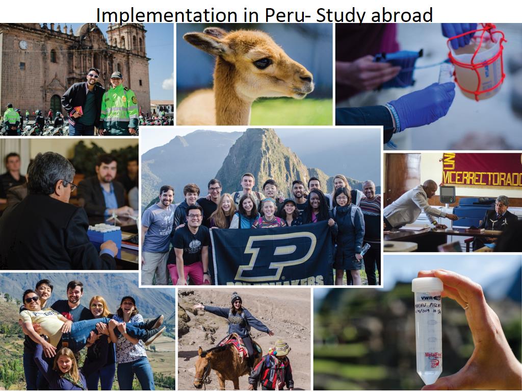 Implementation in Peru- Study abroad