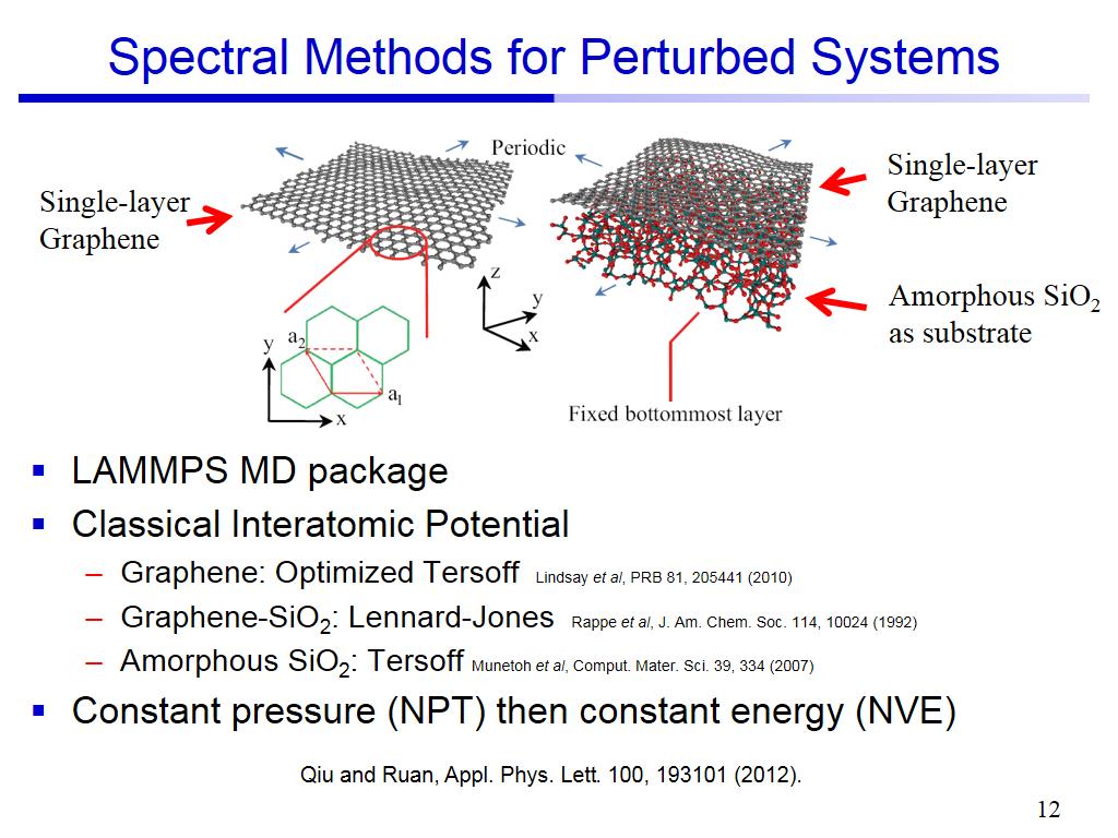 Spectral Methods for Perturbed Systems