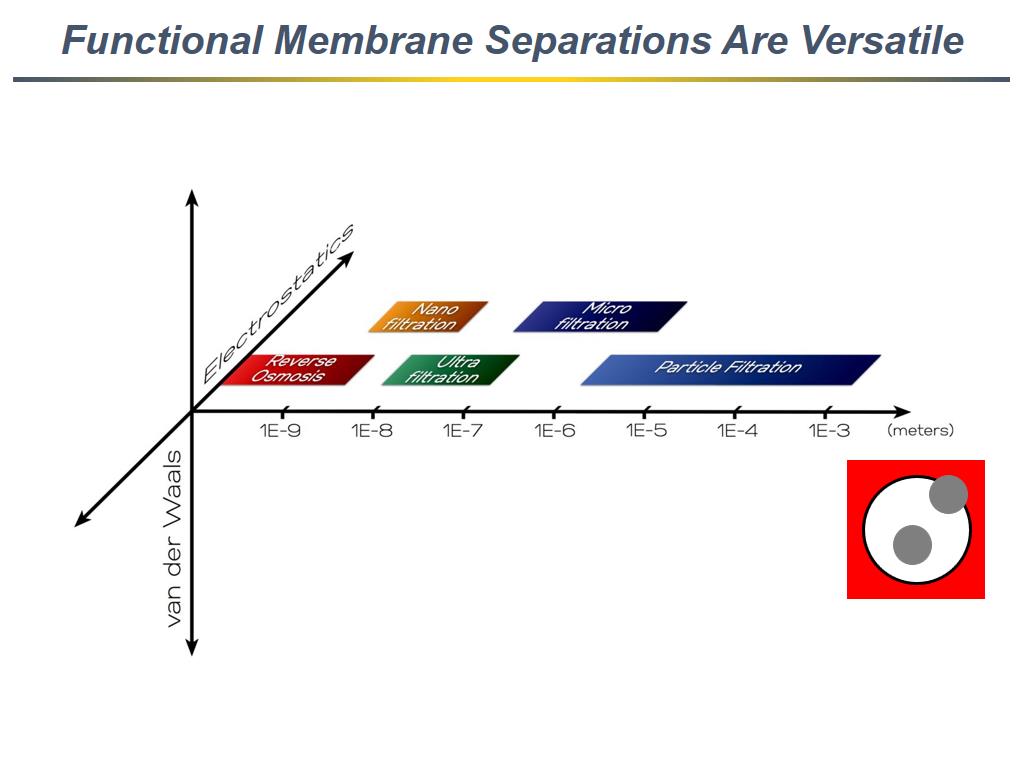 Functional Membrane Separations Are Versatile