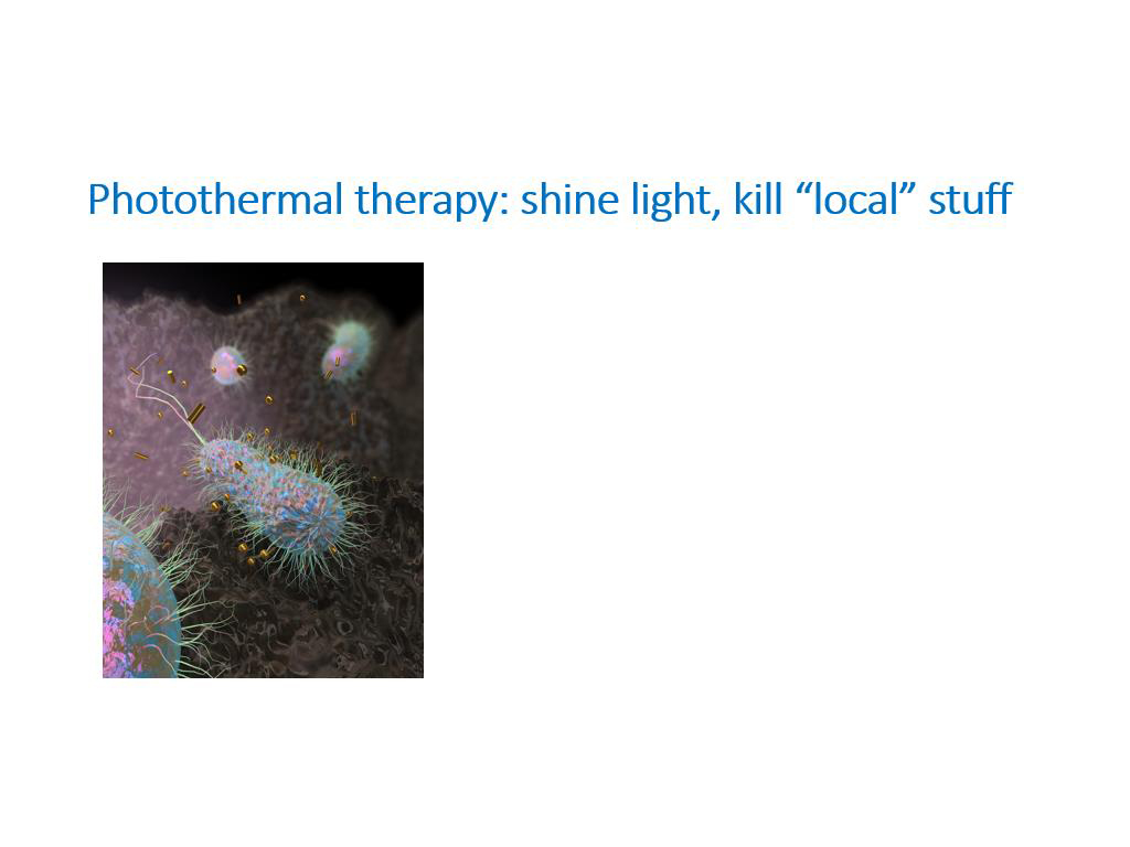 Photothermal therapy: shine light, kill 