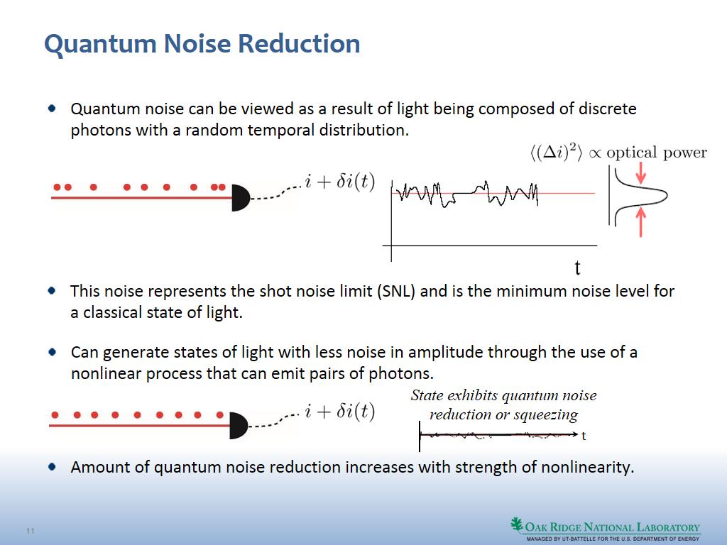 Quantum Noise Reduction
