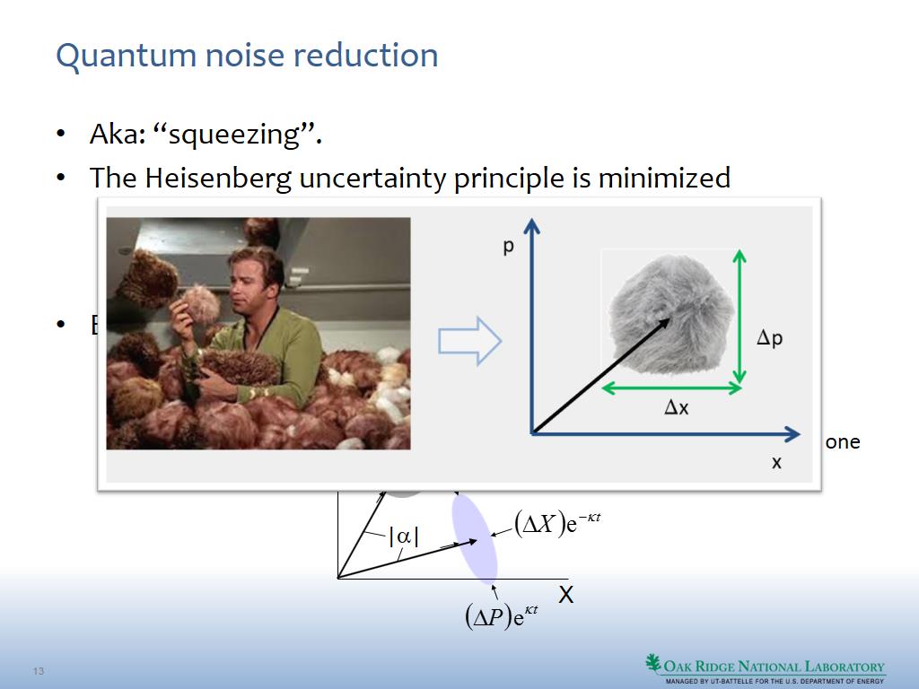 Quantum noise reduction