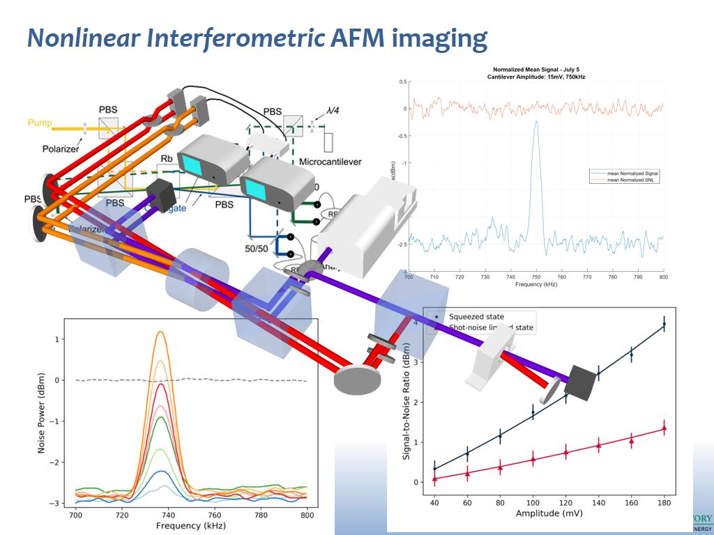 Nonlinear Interferometric AFM imaging