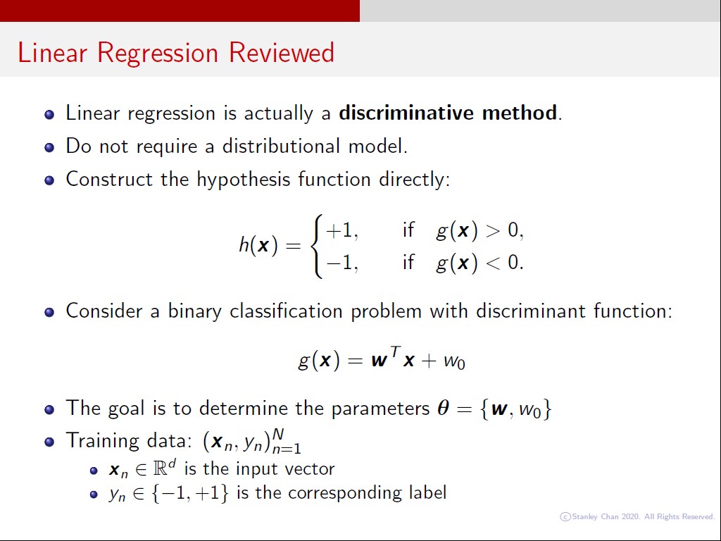 Linear Regression Reviewed