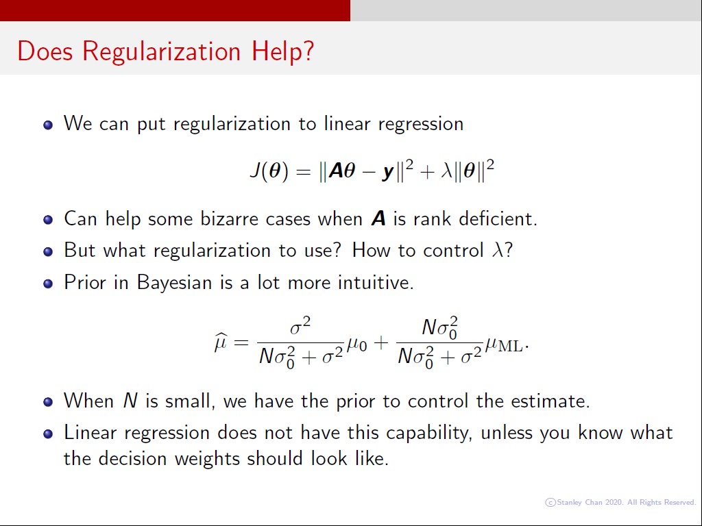 Does Regularization Help?