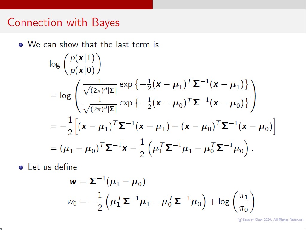 Connection with Bayes