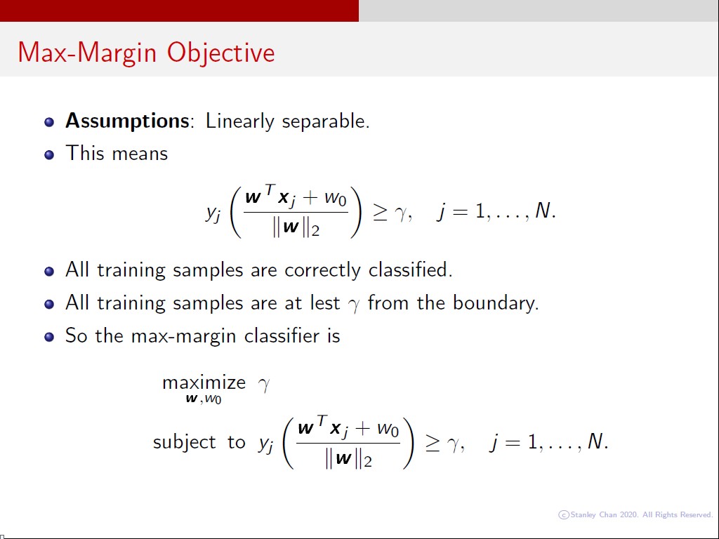 Max-Margin Objective